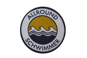 Allroundschwimmer Stoffabzeichen klein
