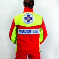 Sommerjacke ge/rt Softshell inkl. Klettschilder L (54/56)