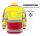 Einsatzjacke gelb/rot  inkl. Klettschildern 44