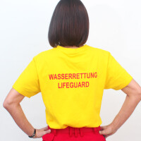 T-Shirt gelb Baumwolle unisex S