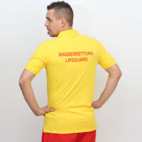 Polo gelb Funktionsmaterial Herren XL