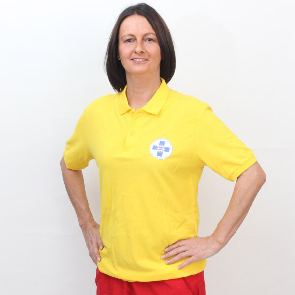 Polo gelb Baumwolle unisex XL